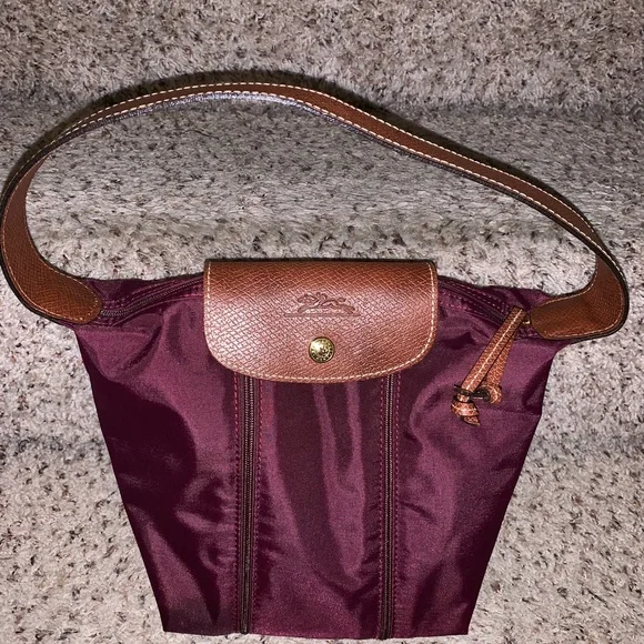 Longchamp Colorblock Expandable Le Pilage Bag - Picture 6 of 8